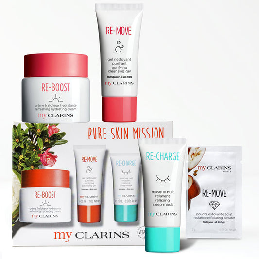 Clarins Pure Skin Mission Kit 3 Piece Set